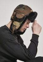 Camouflage trapper hat