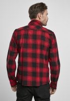 Red/black checkered flannel shirt 3