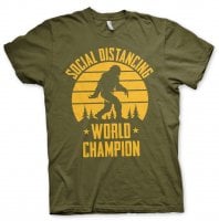 Social Distancing World Champion T-Shirt 3