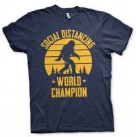 Social Distancing World Champion T-Shirt 4