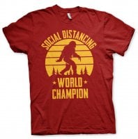 Social Distancing World Champion T-Shirt 5