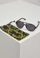 Sunglasses with camouflage bows bag