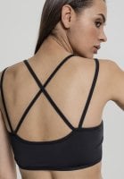Sportbh with shoulder straps in cross pond detail