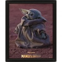 Star Wars - Grogu - 3D poster with frame 0