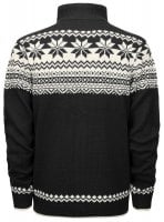 Norwegian knitted sweater - black/white 2