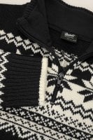 Norwegian knitted pullover - black/white 3