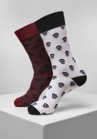 Socks with skull patterns 1