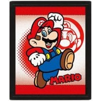 Super Mario - 3D poster with frame