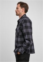 Black/gray checkered flannel shirt 5