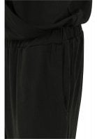 Black jumpsuit lady plussize pocket