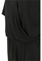 Black jumpsuit lady plussize wrap