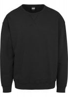 Black oversized sweatshirt open edge 5