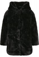 Black fur coat kids 1