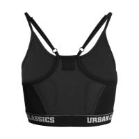 Black sports bra single back