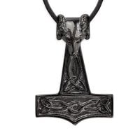 Black hammer of Thor necklace