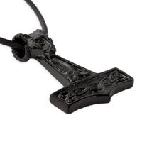Black hammer of Thor necklace 2