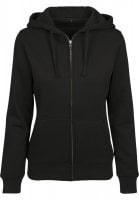 Black zip hoodie lady 1