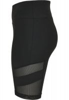 Black cycling pants with lace stripes lady 15