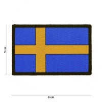 Swedish flag textile patch