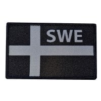 Swedish flag patch black/grey - SWE 0