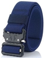 Tactical stretch belt blue