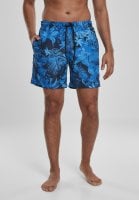 Blue patterned swim shorts 2