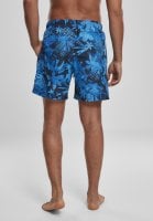 Blue patterned swim shorts 4