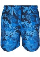 Blue patterned swim shorts 5