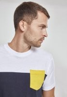 Three-color t-shirt with chest pocket 6