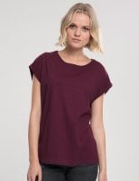 Ladies top with wide sleeves cherry