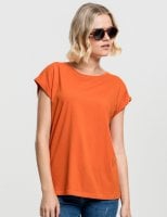Ladies top with wide sleeves orange