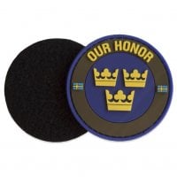Three Kronor 3D PVC patch - Army green 2