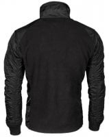 USAF fleece jacket - Swedish flag black/grey patch 1