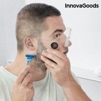 Hipster Barber Beard Template for Shaving 2