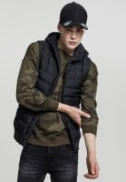 Padded vest with hood
