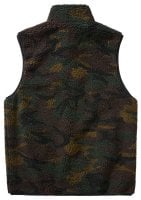 Vest in teddy fleece - woodland 2