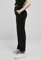 Wide velvet trousers with a high waist lady 2