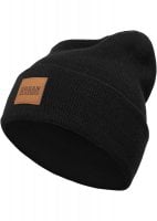 Leatherpatch Long Beanie 1