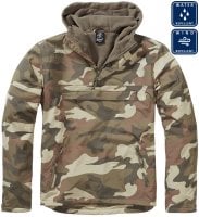 Wind jacket with fleece lining camouflage 2