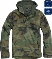 Wind jacket with fleece lining camouflage 4