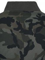 Vintage bomberjacket camouflage closeup 2