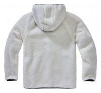 White teddy jacket hooded - men 2
