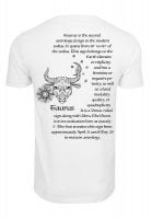White t-shirt with the zodiac sign Taurus 2
