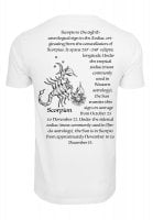 White t-shirt with the zodiac sign Scorpion 2