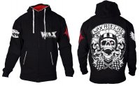 WAX riders svart zip hoodie