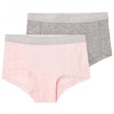 2-pack hipster panties with glittery elastic - child 1