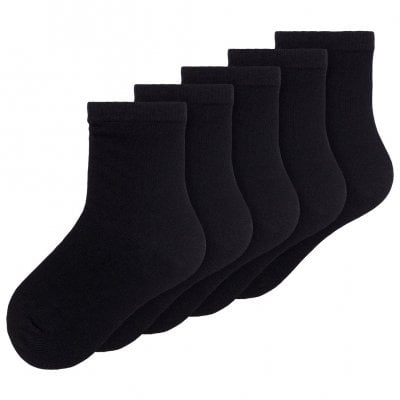 5-pack black children's socks
