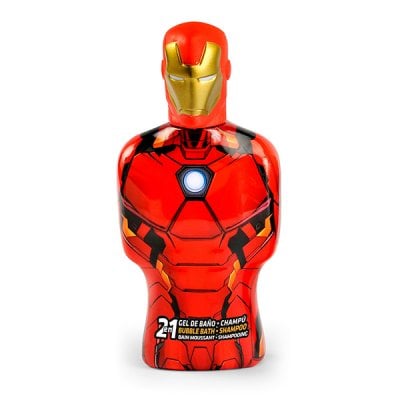 2-i-1 duchtvål och schampo Avengers Iron Man Cartoon (475 ml)