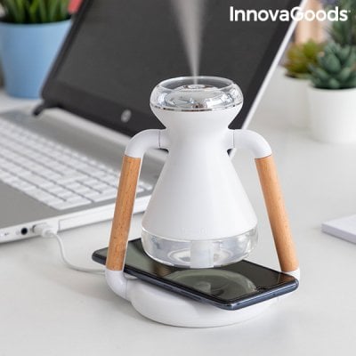 3-in-1 Wireless Charger, Aroma Diffuser and Humidifier Misvolt InnovaGoods