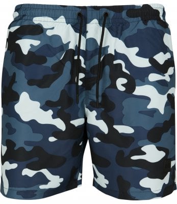 Swimshorts with blue camo 1